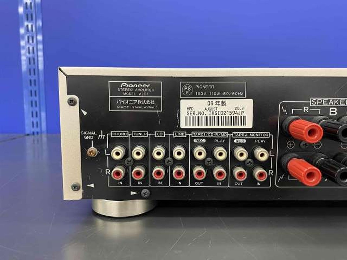 Pioneer A-D1 ステレオアンプ 普及価格ステレオプリメインアンプ Pioneer A-D1 ステレオアンプ 普及価格ステレオプリメインアンプ