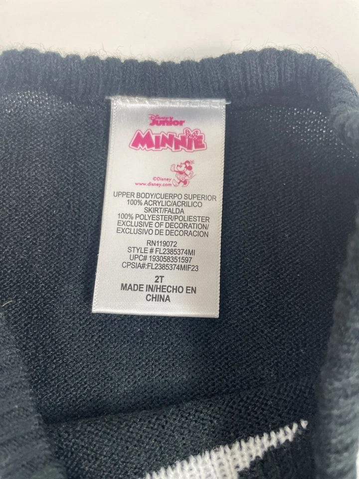 迪士尼女孩米妮老鼠 2T 连衣裙生日派对度假公园旅行幼儿 — 第 3/4 张图片