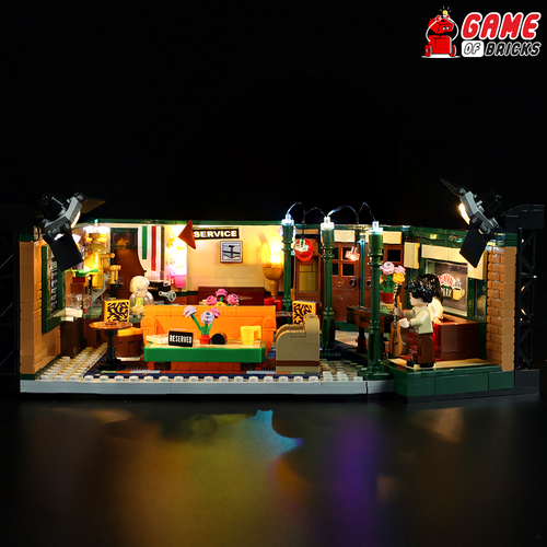 LED Light Kit for Central Perk - Compatible with LEGO® 21319 Set (Remote) - Picture 6 of 12