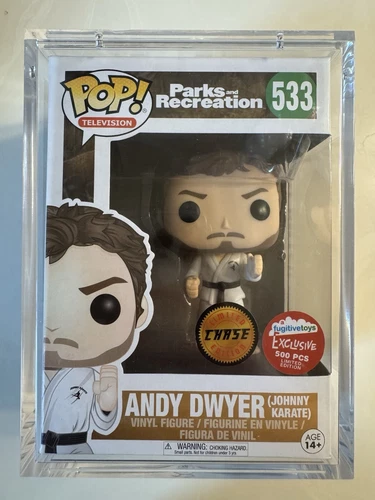 Funko Pop Andy Dwyer (Johnny Karate) 533 + Armor Very Rare! Fugitive Toys