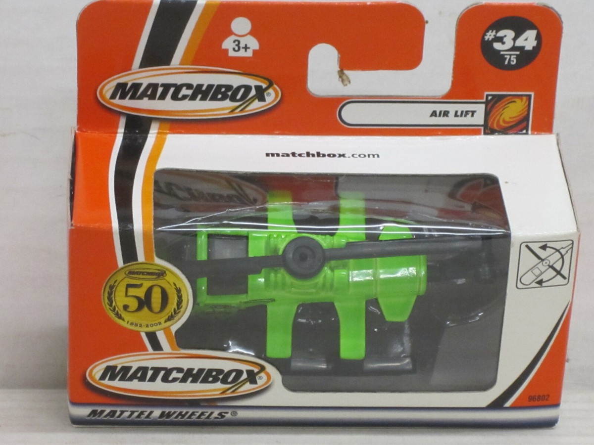 YOU Air Lift in grün/schwarz, OVP, Matchbox 50 Jahre #34, ca.1:64 | eBay