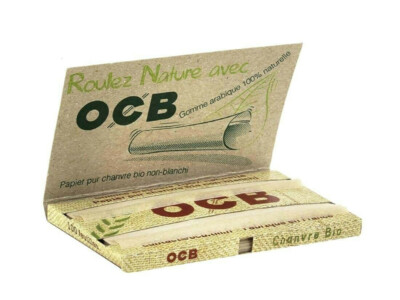 OCB Kurz Double Organic Papes Papier - 100 Blatt pro Heftchen