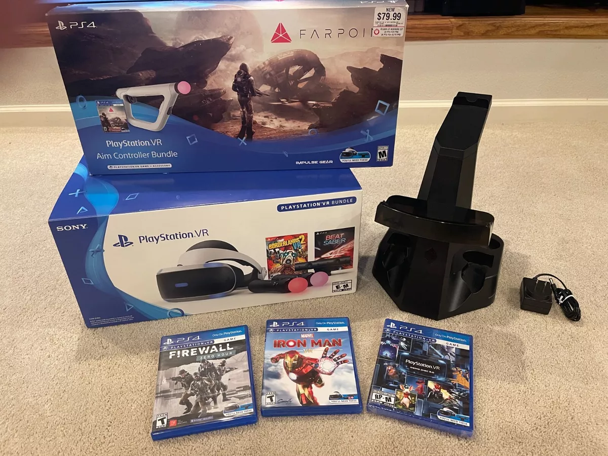 Sony VR Bundle - 2 Controllers, Controller, Games | eBay