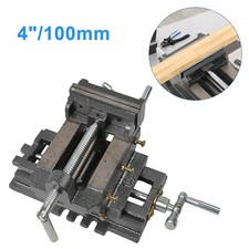 Heavy Duty 4"/100mm Pillar Press Drill Bench Cross Sliding Milling Workshop Vice