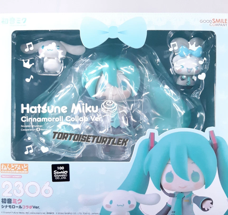 Nendoroid Hatsune Miku X Cinnamoroll 非比例可动人偶 Sanrio GSC — 第 2/4 张图片
