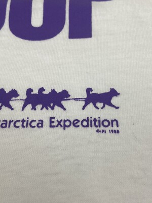 Vtg International Trans-Antarctica Expedition 1990 T Shirt Sz M 