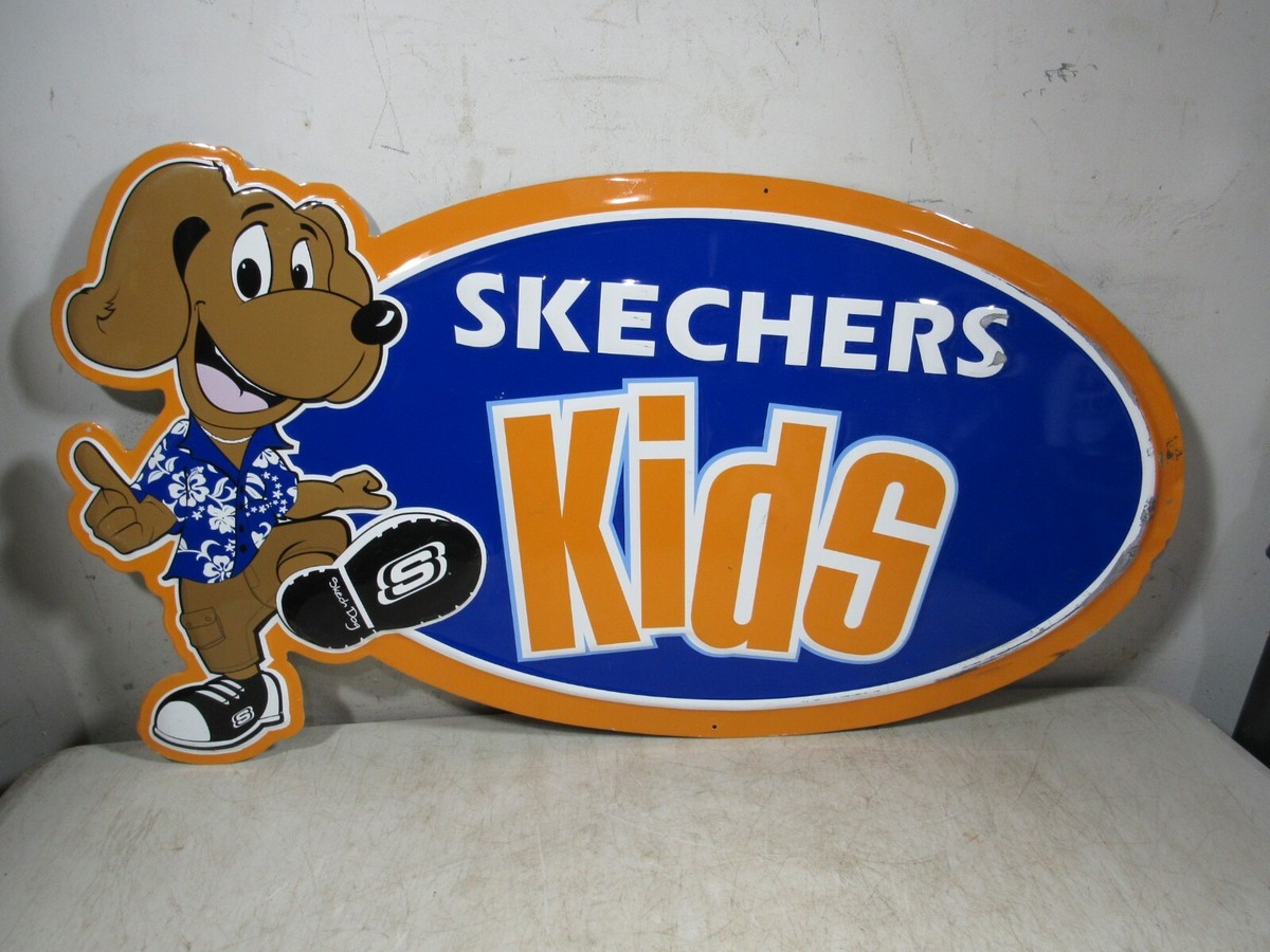Skechers Kids Aluminum Sign Sneakers Shoes Footwear Skech Dog 31