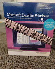 Microsoft Excell for Windows 3.5  5.25 disks USED