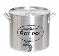 Wasserkessel CAMP CHEF Kochtopf Hot Pot aus Aluminium 19 Liter mit Ausgusshahn