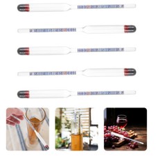 5 Pcs Alcohol Meter Measuring Tools Tester Testing Supplies Hydrometer
