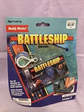 1999 Basic Fun Hasbro Battleship Game Keychain SEALED