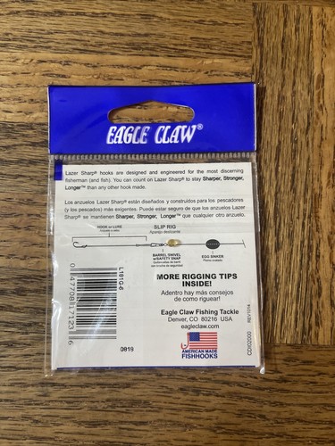 Eagle Claw Lazer Sharp Baitholder Hook Size 6 - Picture 2 of 2