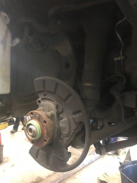 04-12 BENTLEY CONTINENTAL GT FLYING SPUR COMPLETE RIGHT FRONT SUSPENSION KNUCKLE