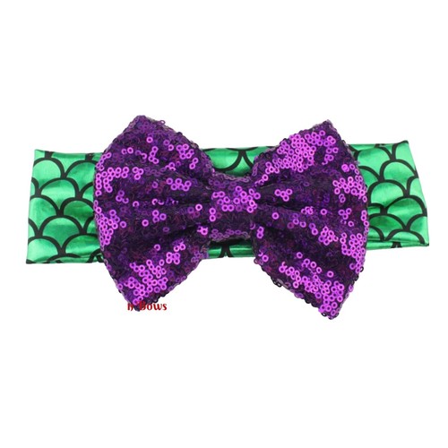 Tasha Feather Headband Purple Black Rhinestone Bling  display picture 2