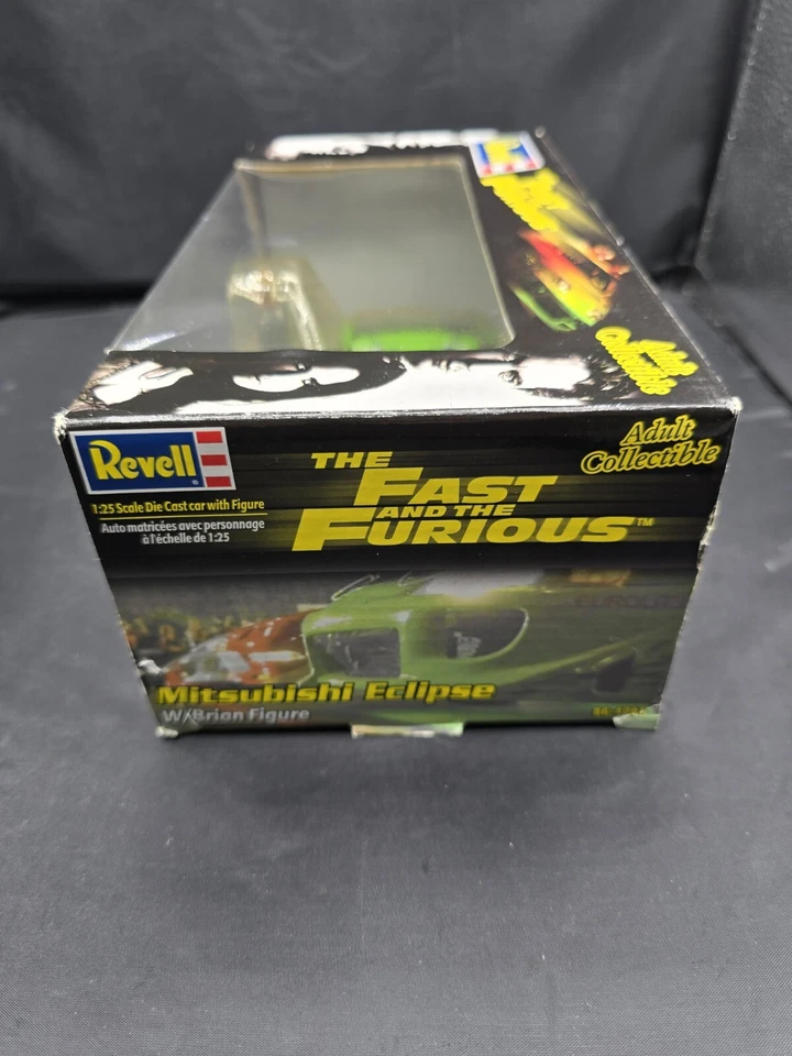 2002 Revell Fast & the Furious 1/25 scale Mitsubishi Eclipse with Brian Figure - Image 4 of 4