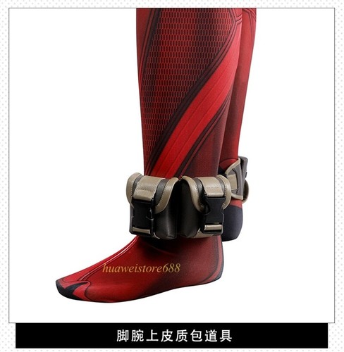 Scarlet Spider Costume Spider-Man Cosplay Outfits Jumpsuit Halloween Adult - Picture 8 of 25