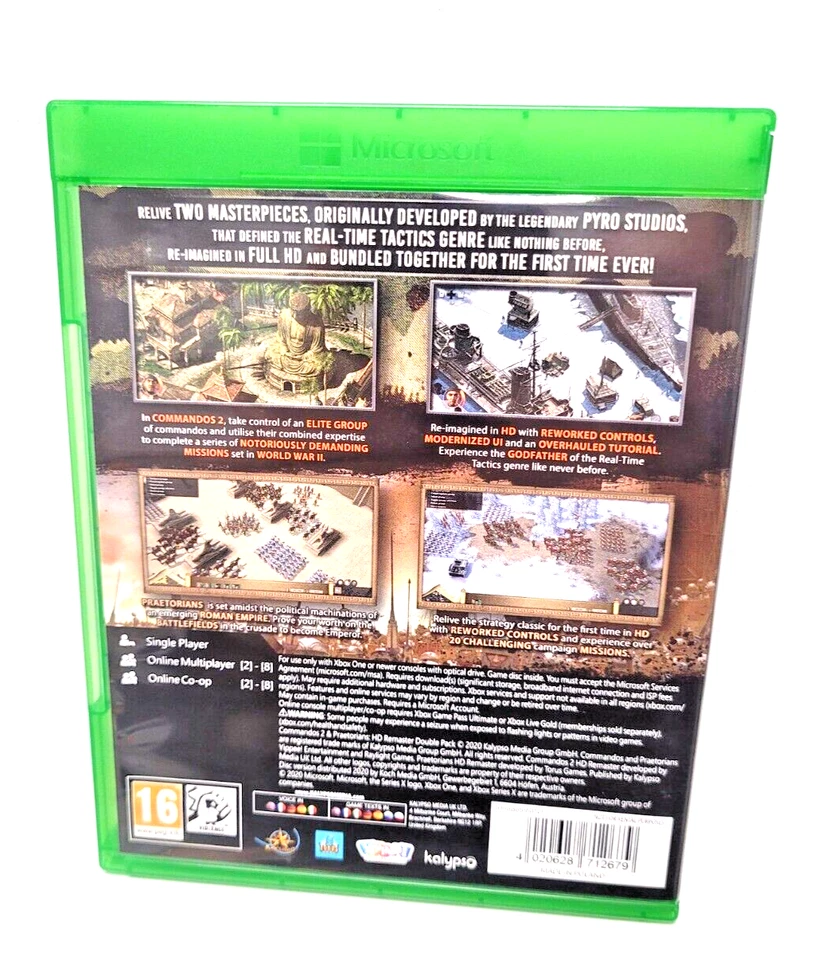 Xbox One Series X Commandos 2 Double Pack HD Remaster Praetorians EXCELLENT - Image 2 of 4