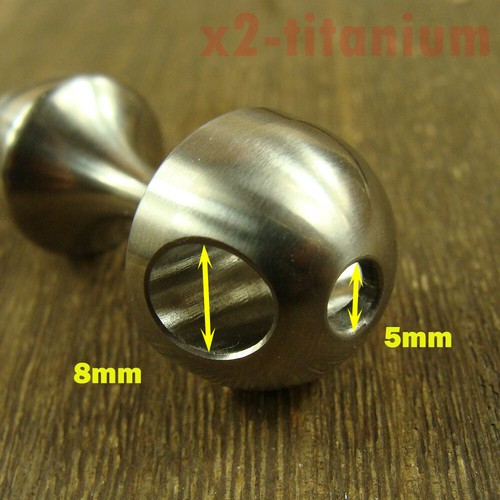 Titanium cone shaped Waterproof Capsule pill Bottle Lanyard bead inverted XH710 - Picture 7 of 8
