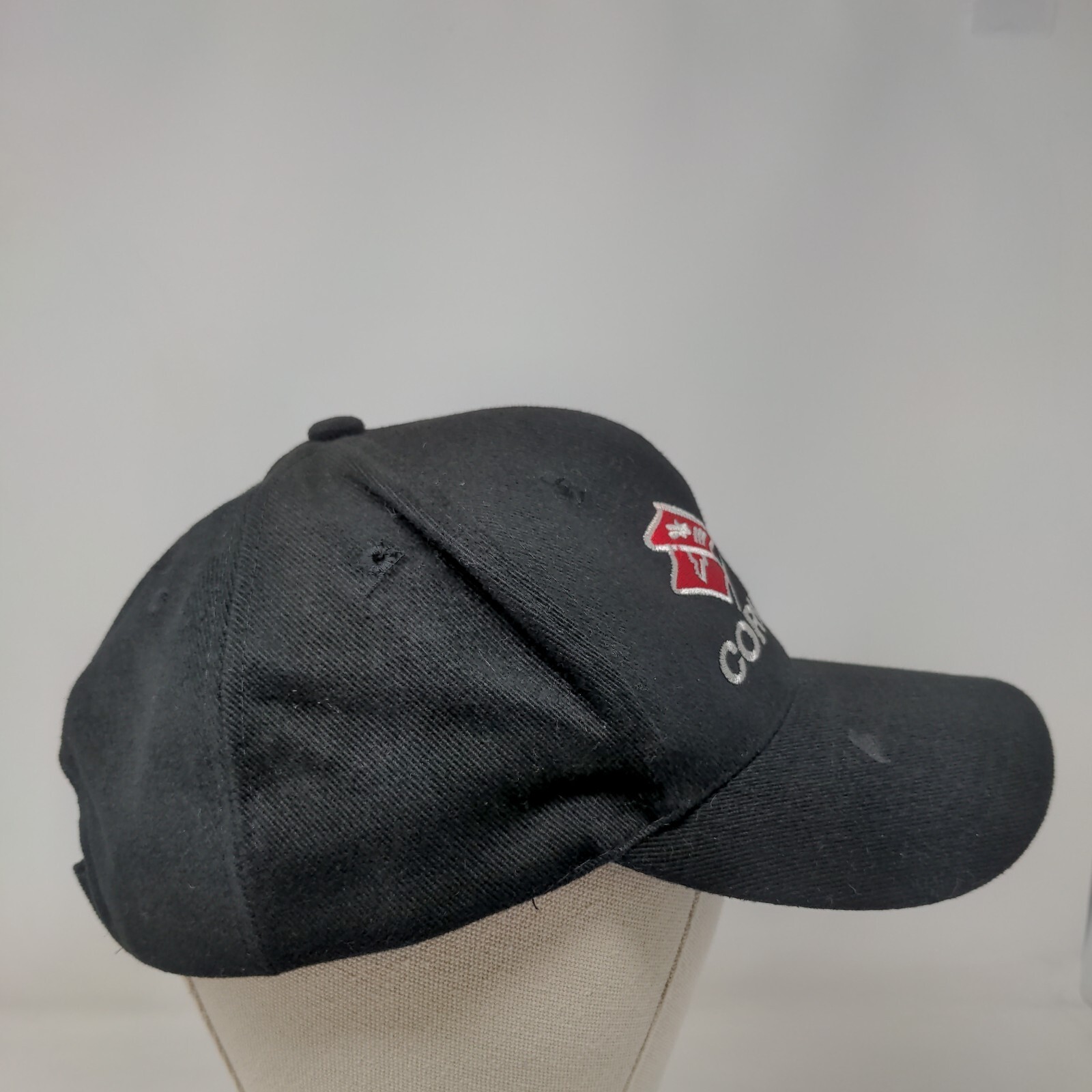 Corvette Strapback Hat Black One Size Adjustable … - image 4