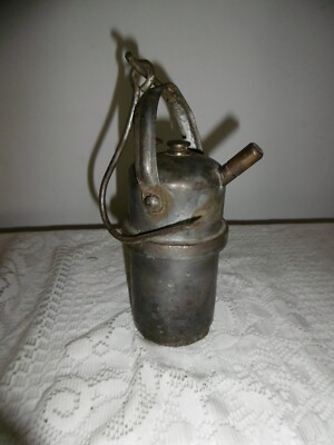 Ancienne Lampe à Acétylène De Mineur - Collection - Occasion