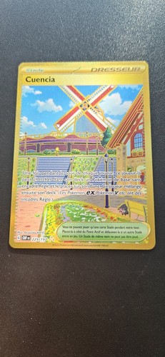 CARTE POKÉMON CUENCIA 229/197 Secrète Gold Flammes Obsidiennes EV03