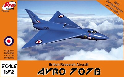 1/72 Avro 707B British Research Aitcraft Model Kit - Pro Resin R72045