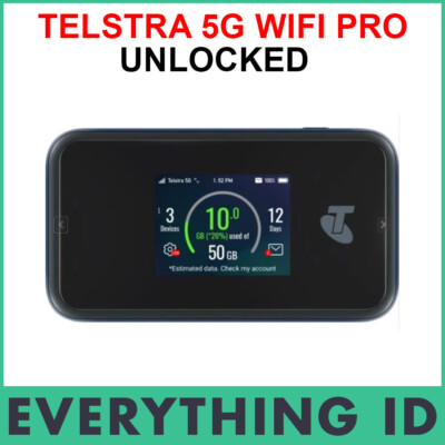 TELSTRA 5G WI-FI PRO ZTE MU500 ROUTER GIGABIT LAN PORT 4G 4GX MOBILE ...