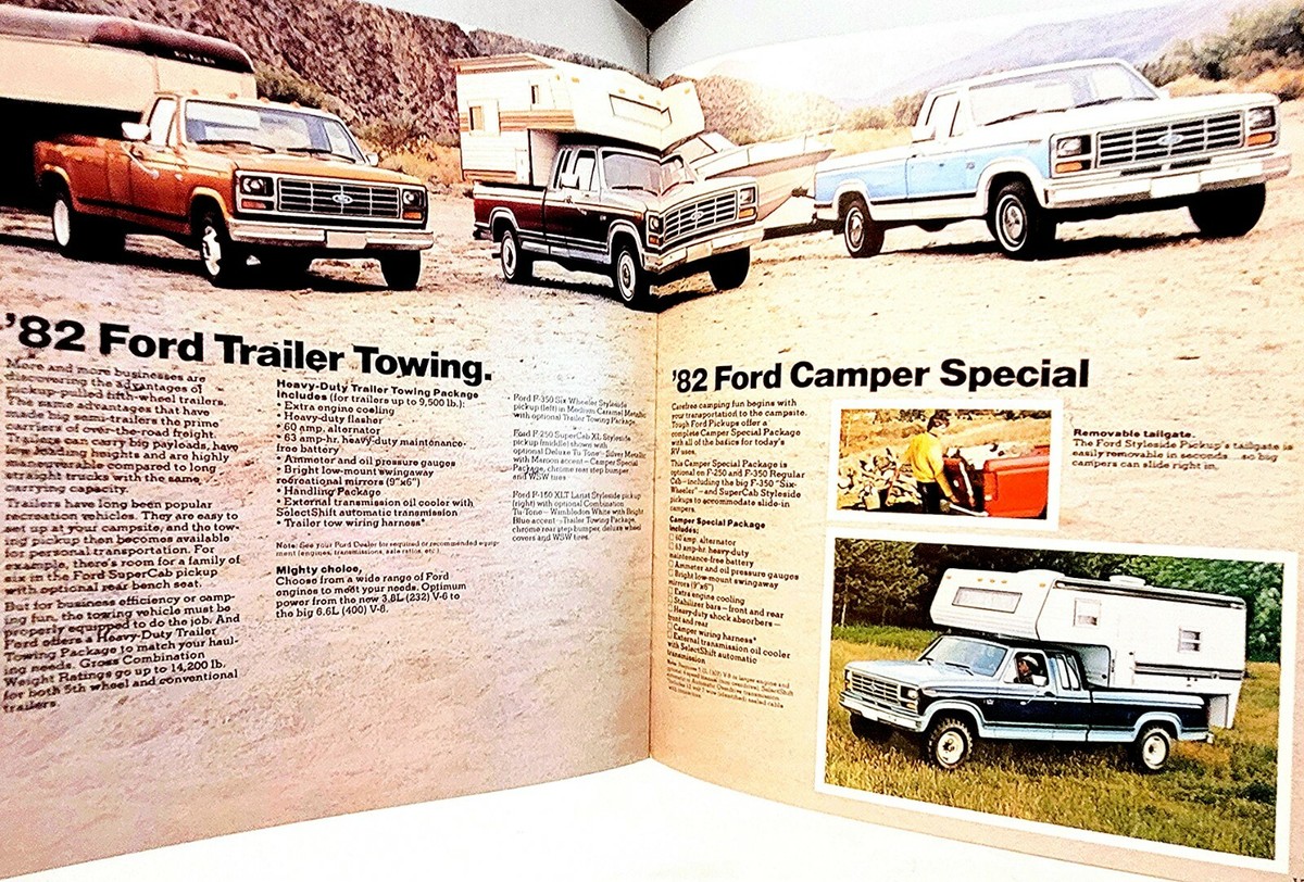 1982 Ford F-Series Pickups Brochure- EXCELLENT - UNCIRCULATED