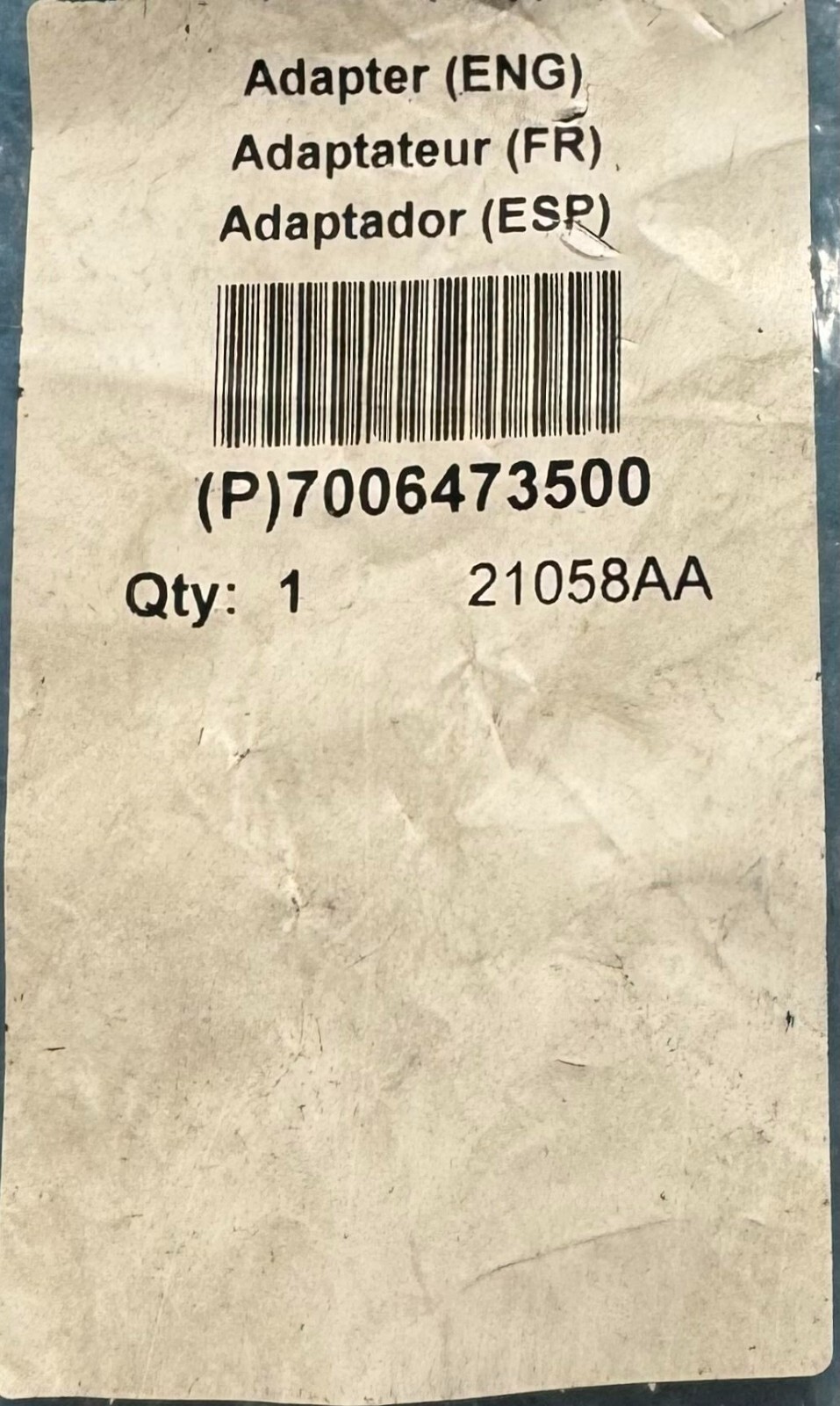 7006473500 Genuine Paccar Adaptor Fitting OEM - New | eBay