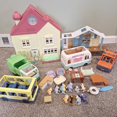 Disney Bluey Ultimate Lights & Sounds Playhouse Home, Car, Bus, & Garbage Truck