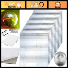 36000 Mirror Mosaic Tiles - 5x5mm Self-Adhesive Glass Stickers for DIY Crafts 