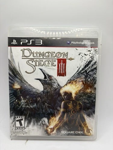 Dungeon Siege III (Sony PlayStation 3, 2011) PS3 Black Label Complete w/ Manual