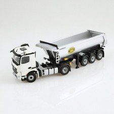 NZG 1:50 Mercedes AROCS 4X2 Meiller White Dump Truck Model #1002/40