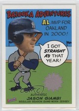 2004 Topps Bazooka Adventures Relics Jason Giambi #BA-JG 11n6