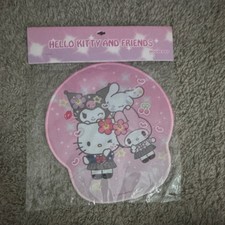 Hello Kitty and Friends Pink Multicolor Pictorial Design Mouse Pad
