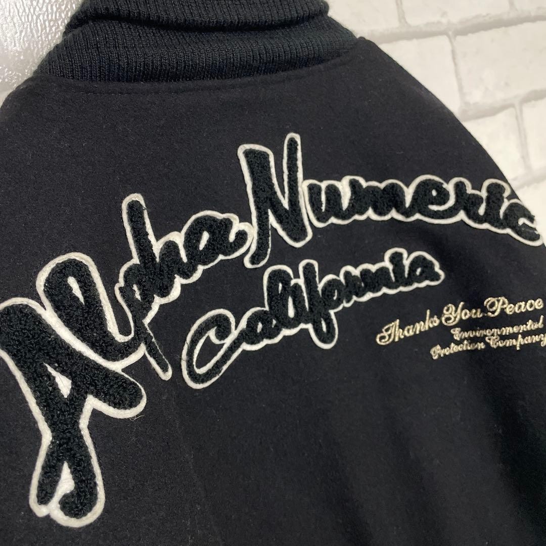 Alpha Numeric Wool Stadium Jumper Thick Stadium J… - image 7