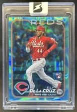 2024 Topps Chrome Update Elly De La Cruz RC Aqua/Blue Lava Lamp Refractor #/175
