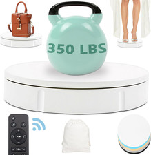 Rotating Display Stand 350Lbs Capacity, 360 Degree Rotating Turntable 12 Inch, T