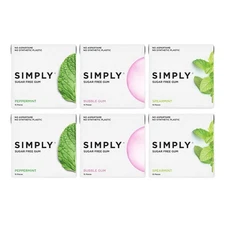 | Dental Gum | Xylitol Chewing Gum- Sugar Free | Variety Pack- Bubblegum, Pep...