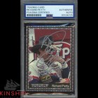 Richard Petty signed 1991 Speedway Silver Prism Card PSA DNA Slabbed Auto C4768
