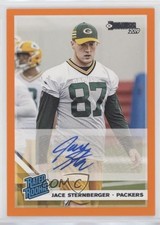 2019 Panini Donruss Rated Rookie Orange Auto Jace Sternberger #348 Auto nd3
