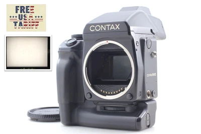 ⏯️ [MINT w/ MP-1 Holder] Contax 645 MF-1 AE Finder Film Camera Body JAPAN - Photo 1/4
