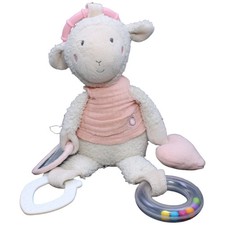 PUSBLU Schaf Lamm Activity-Kuscheltier 30 cm Wei&szlig; gebraucht