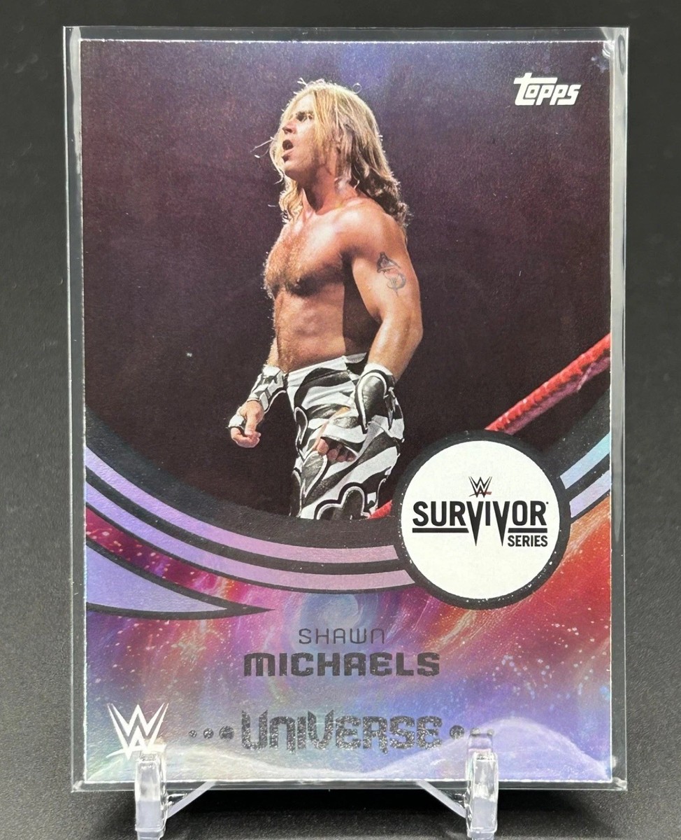 スポーツ選手 wwe seriesc/2 2025 Topps Universe WWE Shawn Michaels Event Variation Survivor