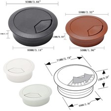 Desk Cord Grommet Wire Hole Cover Line Cables...
