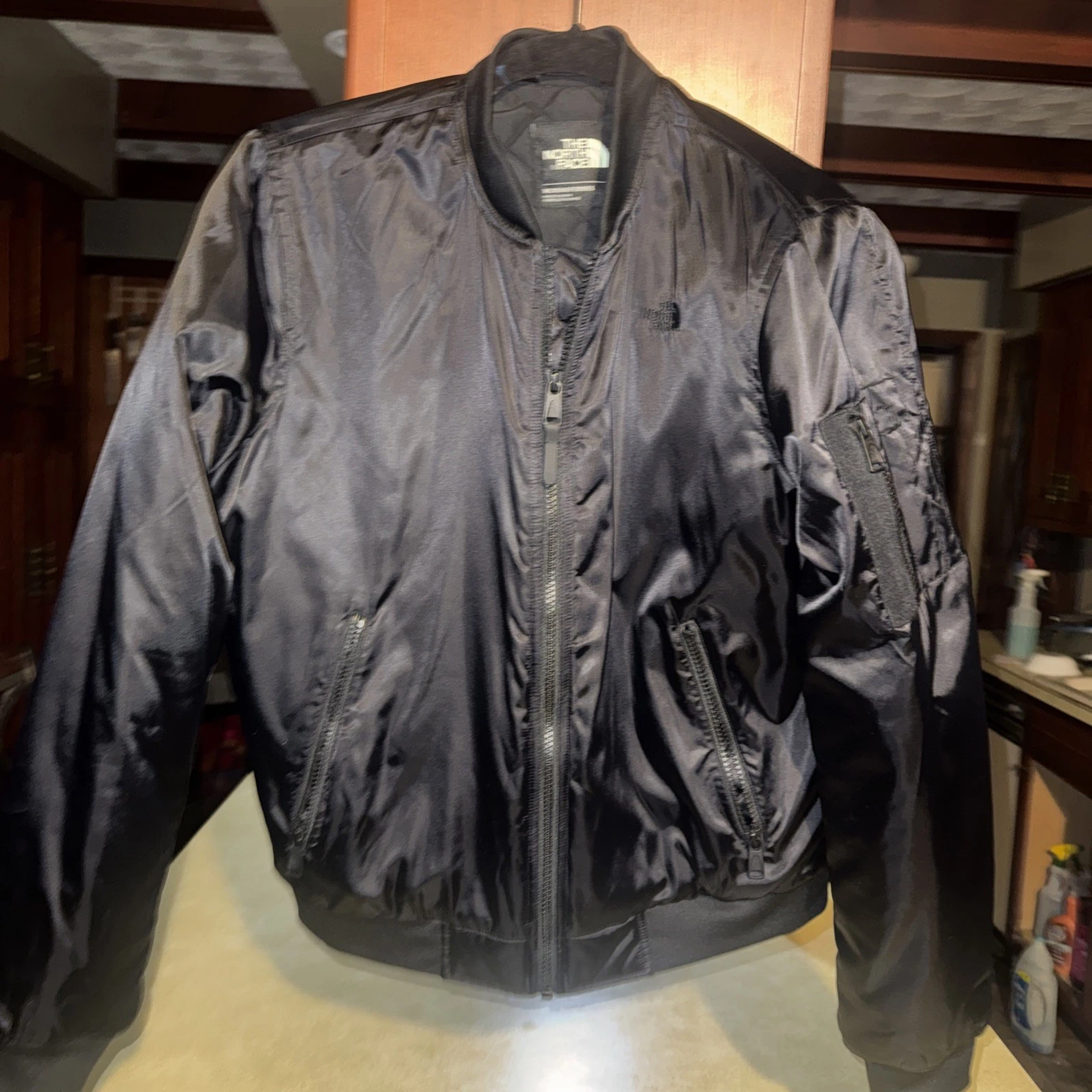 THE NORTH FACE Insulation Bomber Jacket Black Size: Medium
