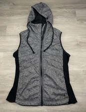 Smartwool Smartloft Hoodie Vest Merino Wool Gray Women’s Medium - See Pics