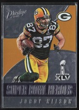 2016 Panini Prestige #18 Jordy Nelson Super Bowl Heroes Green Bay Packers