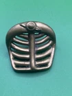 Vtg TMNT Rahzar CHEST ARMOR ribs 1990 Ninja Turtles gold accessory weapon part
