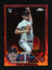 2023 Chrome Update Red & Orange Lava Lamp Refractor 9/10 Brent Headrick 1n2n